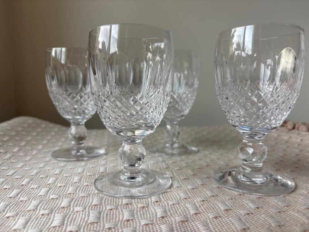 Waterford Crystal Colleen Vintage Short Champagne Gothic Set of 4