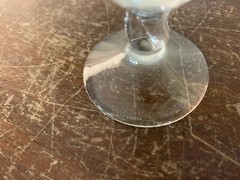 79 Daum Orval White Wine Glasses Crystal, H: 9.5 cm