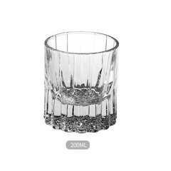 Heavy Base Whiskey Glasses Crystal Old Fashioned Bourbon Scotch Liquor 8oz