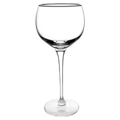Lenox SOLITAIRE PLATINUM Crystal Wine Glasses 8″ Set of 10 – New in Boxes