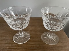 SET OF 2 WATERFORD CRYSTAL LISMORE PORT WINE GLASSES 4″
