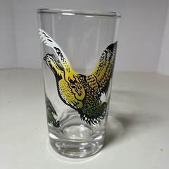 Vintage Boscul Peanut Butter Glass Quail One Glass 12 Ounces 5” Tall