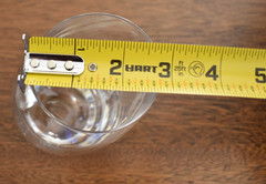 Nambe Highball Glasses Tilted Slanted Crystal Handcrafted Crystal 5” Set of 2