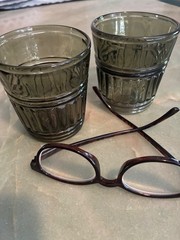 CARAFE and GLASS SET, Green