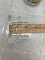 Cera Glass Cruet Set Etruscan Frieze Roman Greek Key MCM Vintage HTF
