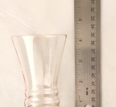 Dunbar Flint Glass Co. Art Deco Lidded Pitcher4 Tumblers Pink Depression Glass