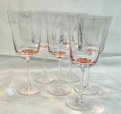 Rare Chin-Chin Stemware by ANTHROPOLOGIE WINE STEMWARE Set of 6 Beautiful