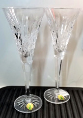 WATERFORD Lismore Classic Toasting Flute Pair Brand Boxed with tags #107608