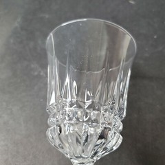 Cut Crystal Sherry Liquor Stem Glasses Appx 6.75 Inch Tall 3 Width
