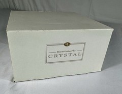 Vintage Set Of 4 Royal Gallery of Crystal Gold Buffet Double Old Fashioned. New