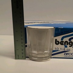VTG New In Box Arcoroc ArcadeGlasses 16oz Tumbler Set of 4 France Crystal 80s