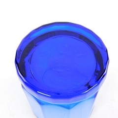 Anchor Hocking Essex Lowball Glass, Cobalt Blue Rocks Tumbler Old Fashioned