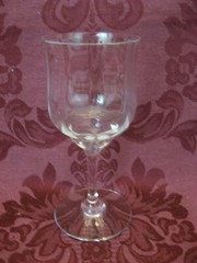 Baccarat Capri (Optic) Crystal 6″ Claret Wine Glass – Excellent!