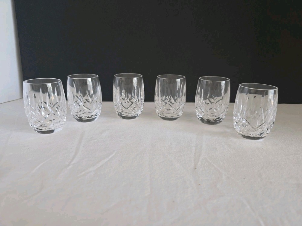 6 Waterford Crystal Lismore Shot Glass 2.5″T