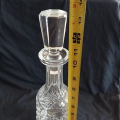 Vtg Waterford Crystal ALANA Decanter & 6 Liqueur Footed Shot Glasses 3.5″ Set