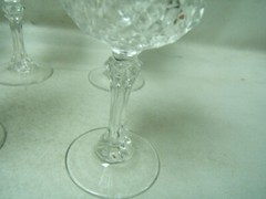 Cristal D’Arques Longchamps Wine Glasses 5 3/4 oz Lot of 9 Mint condition