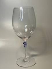 Red Wine Chablis by Mikasa Crystal Wine Glass Discontinued Pattern Purple Grapes