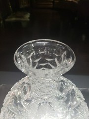 Carafe decanter American Brilliant Period Cut Glass Crystal Hawkes «Brunswick»