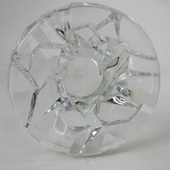 4 TIFFANY & C0. ROCK CUT PLISNER BEER CRYSTAL GLASS MADE IN GERMANY
