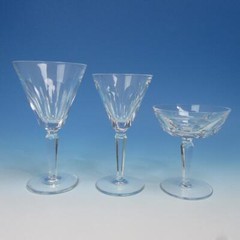 Waterford Crystal – Sheila – Water Glass, Wine Glass, Champagne/Sherbet Glass