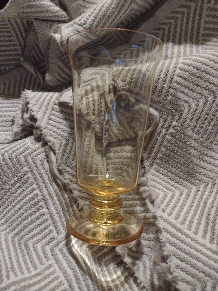 Lenox Antique Yellow 6 5/8” Footed Iced Tea Tumbler(s)