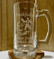 Beer Stein 12 Ounce Junior Prom 1992 Eclectic Glass / Mug Collections