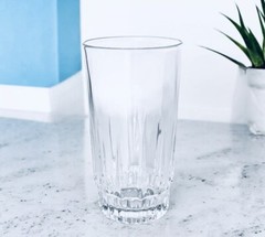 Arcoroc France LANCER Clear Vertical Cut 16 OZ Iced Tea Glass NEW