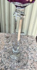 BACCARAT CRYSTAL RHINE WINE GLASS COLBERT COLOR MINT