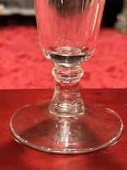 4 Vtg Libbey Granada Atomic Starburst Gold Platinum Footed Pilsner Glasses MCM