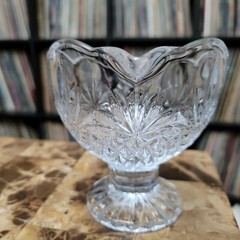Shannon 24% Lead Crystal Handcrafted Designs of Ireland Gravy Sauce Boat New