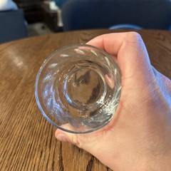 Libbey Glass Tumblers Wavy Textured Pattern Rocks Whiskey Glasses Set Of 5