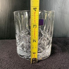 4 Marquis by Waterford Crystal Sparkle Double Old Fashioned Glasses Whiskey NIB