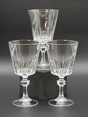 One (1) Vintage Princess House Esprit Water Goblet 6 ¾” Tall Excellent