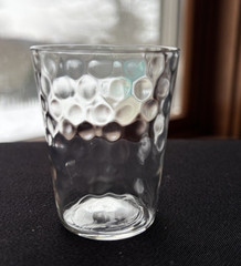 Vintage Clear Inverted Dots/Dimple Optic 2 1/4″ Shot Glass Very Good Used Cond.