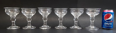 SET 6 COLONIAL WILLIAMSBURG Blenko Glass «BALUSTER» Sherbet Champagne 5″ Goblets