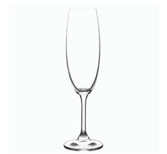 7 Pc Gift Set Crystal Clear Champagne Flute Glass 8” Tall Elegant, High Quality