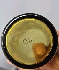 Bohemian Moser Juice Glass / Tumbler Gold Enamel Grape Vine Decor Late 1800s