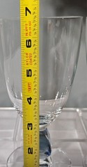 3 Schott-Zwiesel Conte Blue Sapphire Fine Crystal Water Goblets 6-5/8″