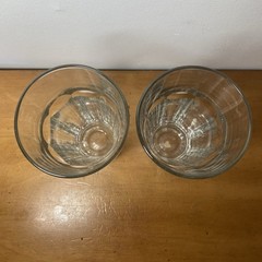 Libbey Duratuff Gibraltar Tumblers 8 Paneled Glasses 7” Tall Heavy 30oz Set Of 2