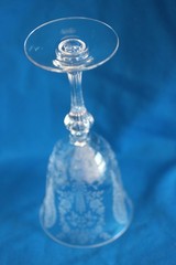 Vintage Tiffin-Franciscan June Nights 7 7/8 Water Goblets Lot of 5