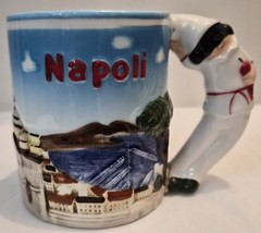 Italian Hand Crafted Coffee Mug featuring the city of Napoli