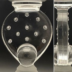 Mikasa Moonlight Frost 6 Piece Crystal Goblets/Glasses 2000-02 Austria 10″t 12oz