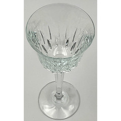 Mikasa Park Avenue Lead Crystal Wine Glasses Set of Four Brand New Vintage 8″