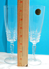 WM Dalton French Lead Crystal Cherbourg Parfait/Sour #4 Glasses Lot of 13 M5019