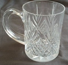 CRISTAL D’ARQUES DURAND Chantilly Taille Beaugency Mugs / Set of 2