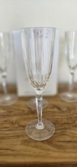 Marquis Waterford SPARKLE Crystal Champagne Flute Glasses With Box-Made In Italy