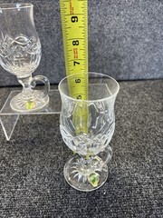 Waterford Crystal~Dolmen Irish Coffee Mugs~Footed/Handles~6.5″~Set of 2