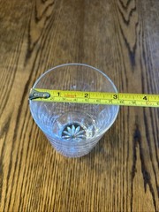 Clear Glass Tumblers 5.5” Heavy Bottom Set Of 4