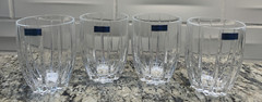 FOUR (4) MARQUIS by Waterford OMEGA Double Old Fashioned 4 3/8″ Glasses NEW BOX
