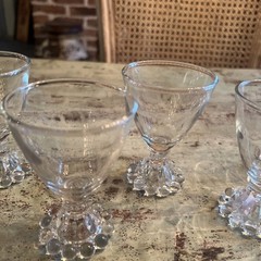 Set of 6 Anchor Hocking Boopie 4 oz Cordial, Juice, Wine, Glasses